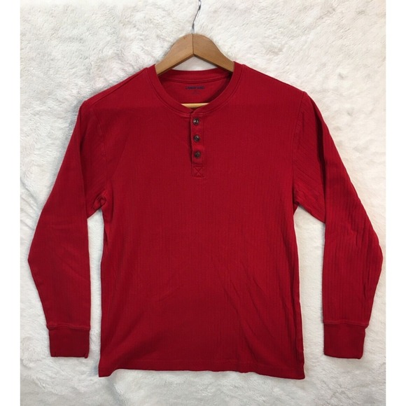 Lands' End Other - Land's End Long Sleeve Shirt Men's Small Red Casual Buttons